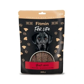 Fitmin For Life Hovězí plátky pamlsek pro psy 200 g